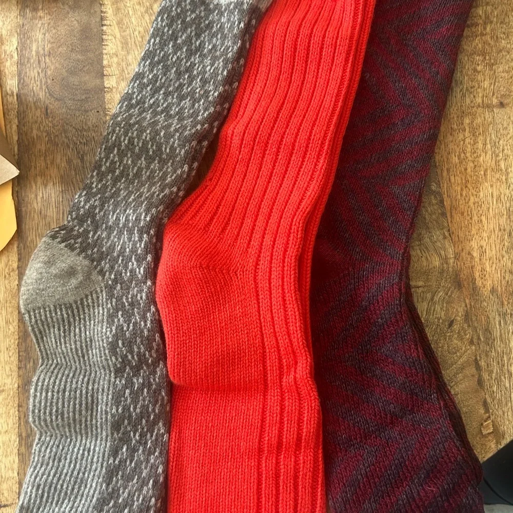 Jcrew Lambswool-blend socks three-pack